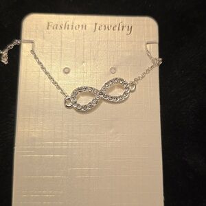 Diamond infinity bracelet